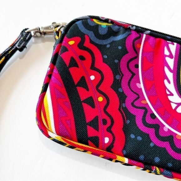 Vera Bradley Tech Case Twilight Paisley New Pouch Wristlet Sports‎ Mom Wallet - Picture 4 of 6